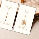 Search for cream business cards Gold and cream