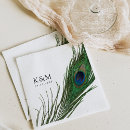 Search for feather napkins Peacock