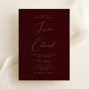 Search for merlot wedding invitations Burgundy