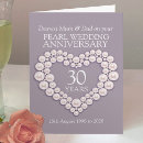 Search for pearl anniversary cards Heart