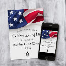 Search for memorial military invitations Flag