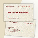 Search for vanilla business cards Dessert
