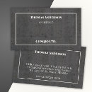 Search for concrete business cards Elegant