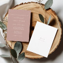 Search for dusty pink wedding invitations Typography