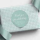 Search for teal thank you stickers Gender neutral