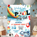 Search for pool balls invitations For kids