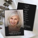 Search for celebration of life funeral programs Order of service