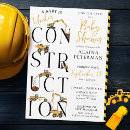 Search for baby under construction invitations Builder
