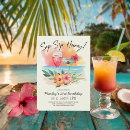 Search for seaside birthday invitations Tropical