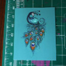 Search for peacock feathers postcards Peafowl