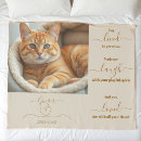 Search for pet memorial blankets Cat