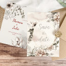 Search for floral christmas wedding save the dates Silver