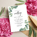 Search for dark forest green wedding invitations Elegant modern minimalistic
