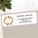 Search for wiener dog return address labels Dachshund