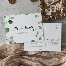 Search for tree wedding rsvp postcards Bride