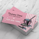 Search for cute cleaning business cards Retro