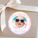 Search for funky birthday stickers Retro