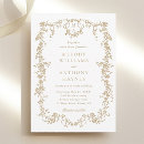 Search for gold frame wedding invitations Chinoiserie