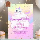 Search for caticorn birthday invitations Girl