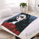 Search for day of the dead blankets Roses