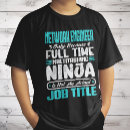 Search for network engineer tshirts Career
