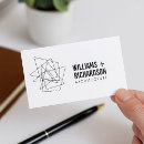 Search for geometric architecture business cards Construction