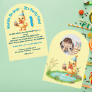 Search for lucky one birthday invitations Whimsical cute adorable sweet
