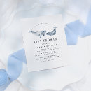 Search for watercolor whale baby shower invitations Simple