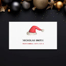 Search for santa claus business cards Festive