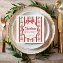 Search for retro christmas napkins Red