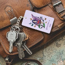 Search for magical butterfly key rings Purple