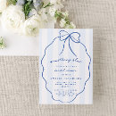 Search for preppy bridal shower invitations Blue