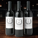 Search for black white wine labels Minimalist