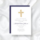 Search for navy blue christening invitations Script