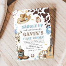 Search for western birthday invitations Howdy