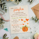 Search for november birthday invitations Our little pumpkin