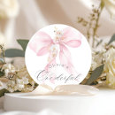 Search for onederful stickers Pink bow