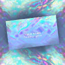 Search for iridescent business cards Holographic