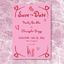 Search for hand drawn wedding save the dates Retro