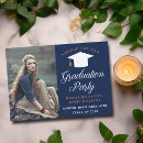 Search for navy graduation invitations Elegant