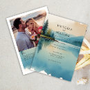 Search for waterfront wedding invitations For her