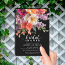 Search for colorful bridal shower invitations Elegant