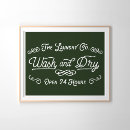 Search for laundry signs Vintage