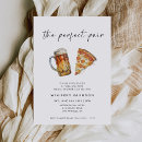 Search for pizza and beer invitations Modern