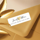 Search for bride groom return address labels Stylish