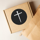 Search for black and white cross stickers Modern