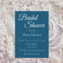 Search for teal blue bridal shower invitations Simple