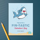 Search for boy valentines day cards Shark