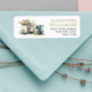 Search for retro wedding return address labels Watercolor