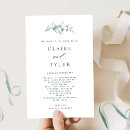 Search for emerald green wedding programmes Elegant